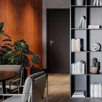 Painel Ripado Laminado De Eva Autocolante Rpdol 10cm Linha Urban Bronze 10 Metros - 5