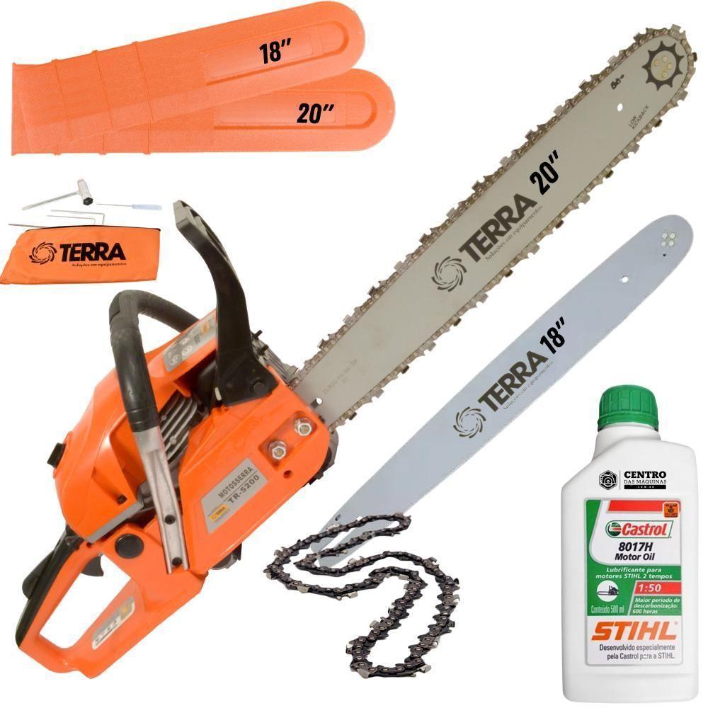 Motor Serra Moto Serra Motosserra C/ óleo Stihl Mt520 Mt-520 - 1