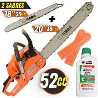 Motor Serra Moto Serra Motosserra C/ óleo Stihl Mt520 Mt-520 - 7