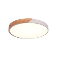 Plafon Skylight Wood 4038r4 40 Led Bivolt Madeira-branco - 1
