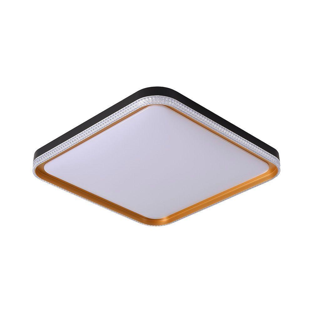 Plafon Skylight Queenstown 4050 Led Bivolt Preto-dourado - 1