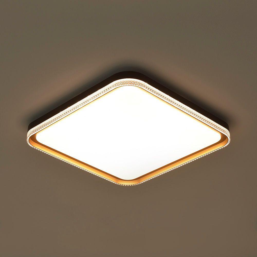 Plafon Skylight Queenstown 4050 Led Bivolt Preto-dourado - 4