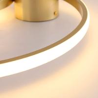 Plafon Skylight Ilusion 4033 Led Bivolt Dourado-branco