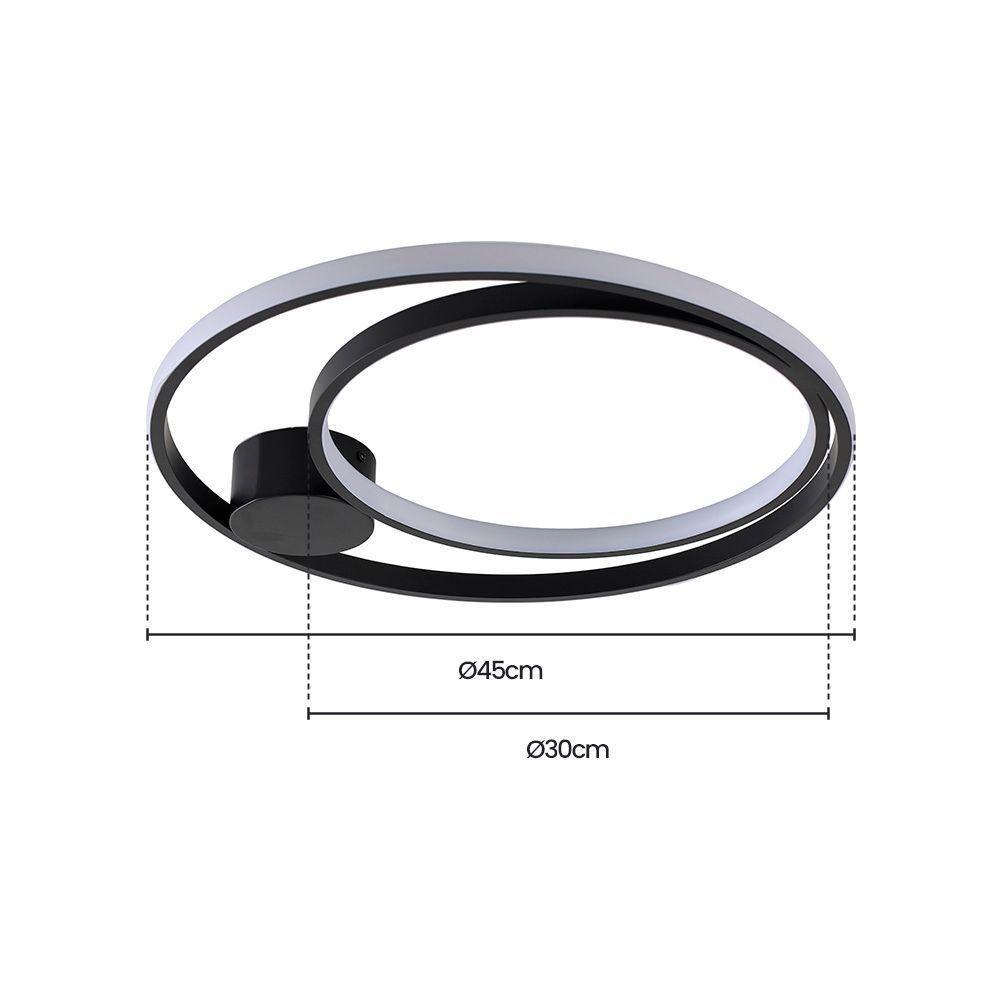 Plafon Skylight Ilusion 4032 Led Bivolt Preto-branco - 2