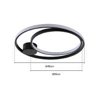 Plafon Skylight Ilusion 4032 Led Bivolt Preto-branco - 2