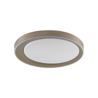 Plafon Led Blumenau Astro Redondo De Sobrepor 24w Bivolt Dourado - 1