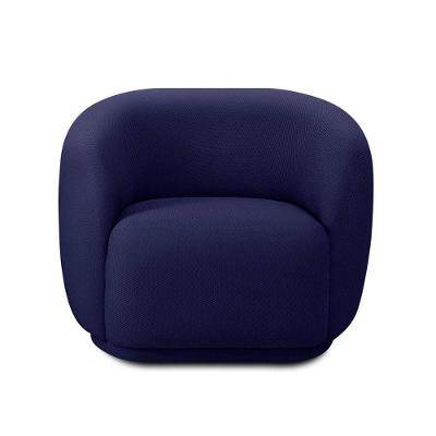 Poltrona Orgânica Fixa Decorativa Bell Azul Lansofbr