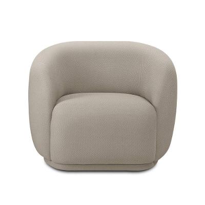 Poltrona Orgânica Giratòria Decorativa Bell Creme Lansofbr