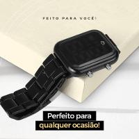 Relogio Feminino Digital Preto + Pulseira Pandora Casual Social Edição Limitada Qualidade Premium - 3