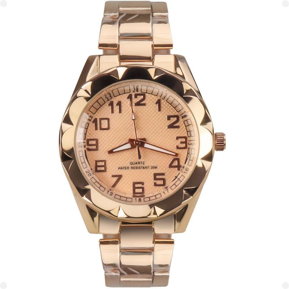 Relogio Aço Banhado Feminino Prova Dagua Premium + Caixa Moda Social Casual Original Presente - 4