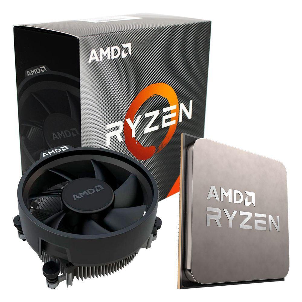 Processador Amd Ryzen 5 4500, 3.6ghz (4.1ghz Max Boost), Cache 11mb, Am4, Cooler Amd Wraith Stealth - 1