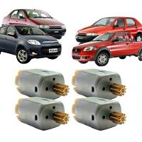 Kit 4 Motor Da Fechadura Trava Elétrica Strada Siena Palio - 1