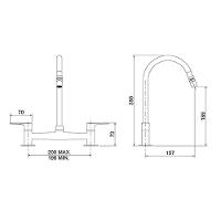 Torneira Misturador Lorenzetti Lorenjoy 1256 C32 De Bancada Cromada - 2