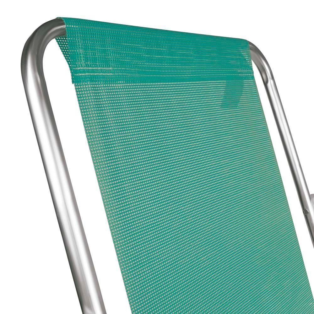 Kit 2 Cadeira De Praia Alta Sannet Alumínio Mor Anis - 3