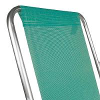 Kit 2 Cadeira De Praia Alta Sannet Alumínio Mor Anis - 3