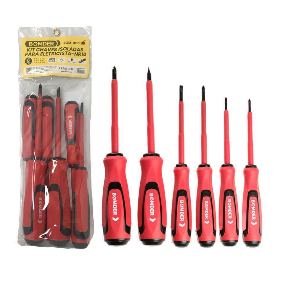 Jogo De 6 Chaves Isoladas Philips E Chave De Fenda - 1
