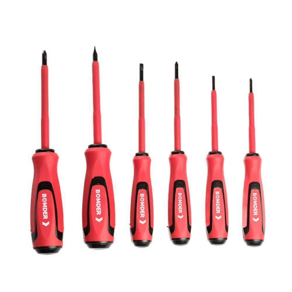 Jogo De 6 Chaves Isoladas Philips E Chave De Fenda - 2