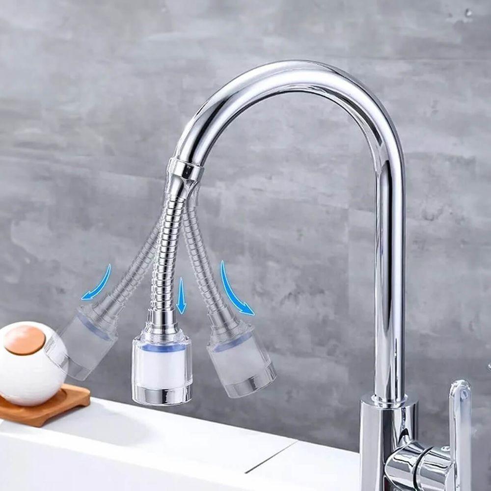 Extensor De Torneira Flexível Jato Chuveirinho Com Filtro - 2