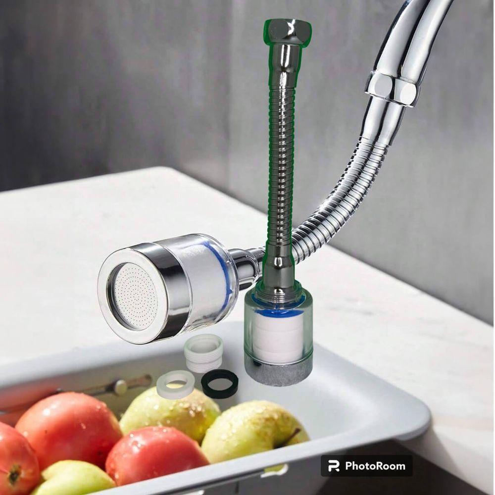 Extensor De Torneira Flexível Jato Chuveirinho Com Filtro - 4