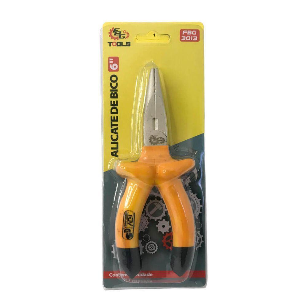 Alicate De Bico Joias Arames Metais Fbg Tools 6 Polegadas - 2