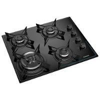 Cooktop Midi Pop Art 4 bocas Tripla Chama Preto Bivolt - 2