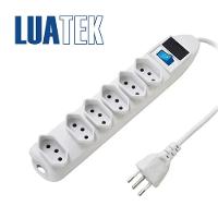 Filtro De Linha Universal 6 Tomadas Régua Extensão Chave Led - 3