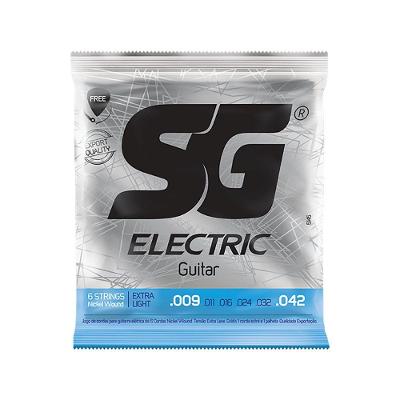 Encordoamento Sg P/ Guitarra Nickel Light 9/42 - Ec0212