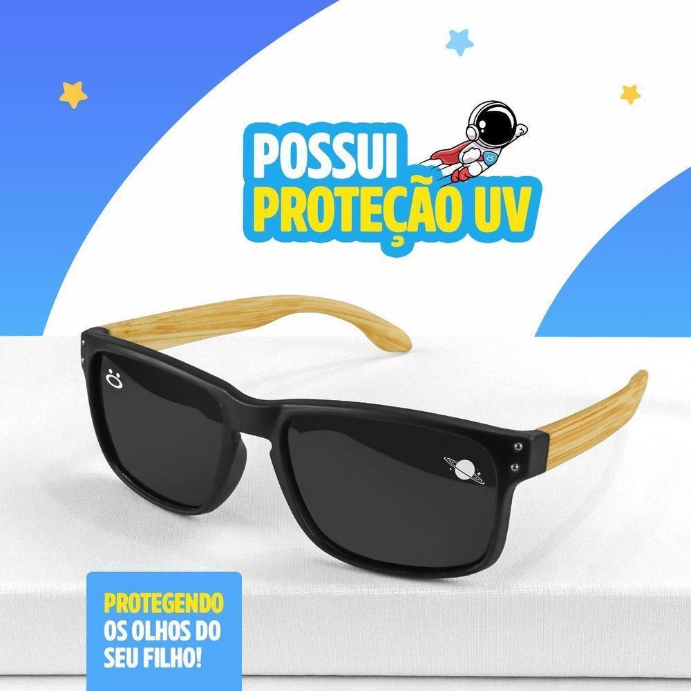 Relógio Digital Infantil + Oculos Sol Proteção Uv + Caixa - 5