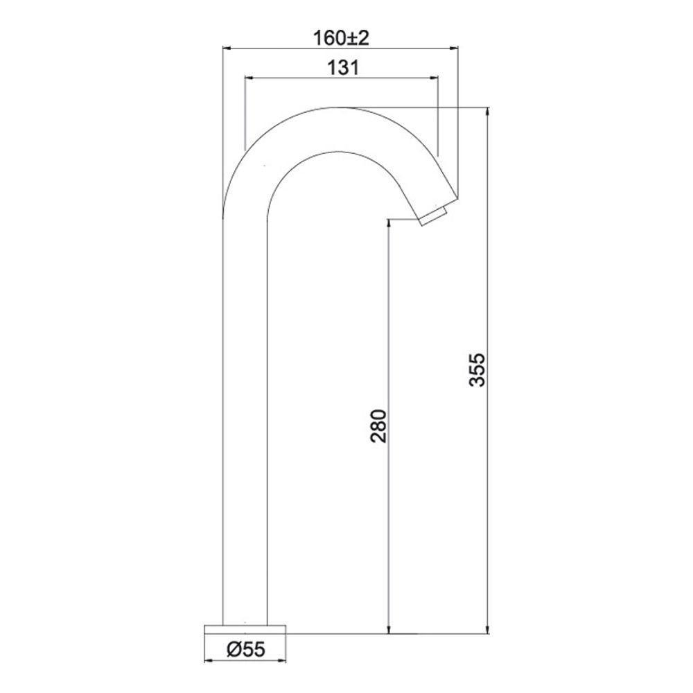 Torneira Lorensense 1187 C80 Acionamento Automático Com Sensor Lorenzetti - 3