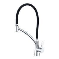 Torneira Misturador Monocomando Lorenzetti Lorenchef 2267 C81 De Bancada Preta - 1