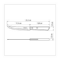 Kit 3 Faca Churrasco Tramontina Polywood Vermelha 5