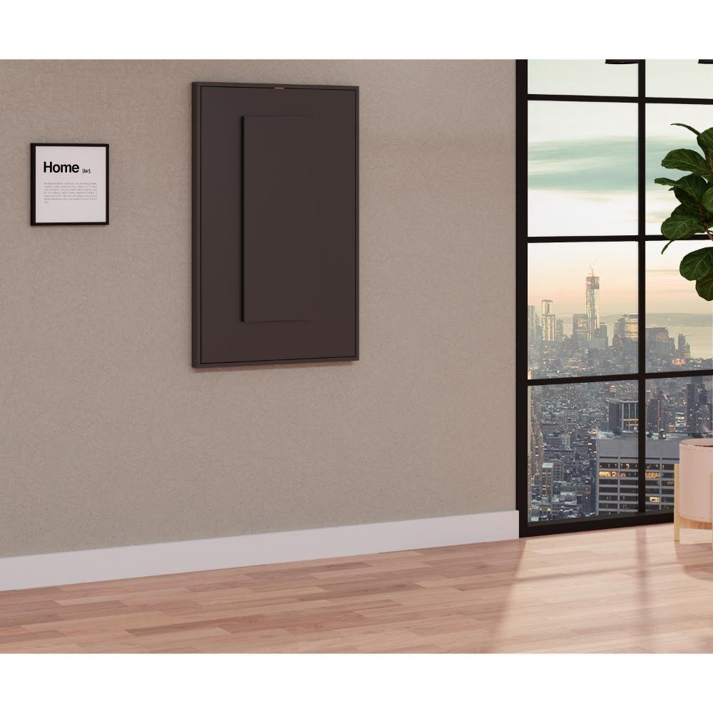 Conjunto De Mesa Dobrável Retrátil 100cm Preta Com 2 Cadeiras Eiffel - Cinza - 7