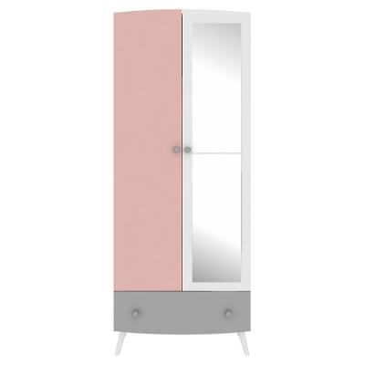 Guarda Roupa Mdf com Espelho 2 Portas 1 Gaveta Multimóveis