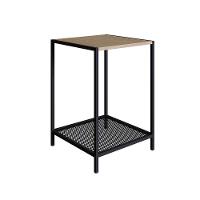 Mesa Lateral York 58cm Estrutura Preto Fosco - Hanover - 1