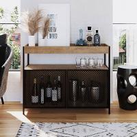 Buffet Bar York 100cm Estrutura Preto Fosco - Vermont - 3