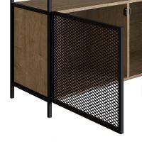 Buffet Bar York 100cm Estrutura Preto Fosco - Vermont - 7