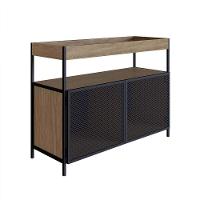 Buffet Bar York 100cm Estrutura Preto Fosco - Hanover - 1