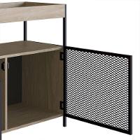 Buffet Bar York 100cm Estrutura Preto Fosco - Hanover - 6