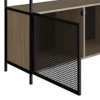 Buffet Bar York 100cm Estrutura Preto Fosco - Hanover - 7