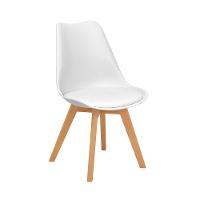 Conjunto Mesa De Jantar Redonda Talia Branca 120cm Com 6 Cadeiras Eiffel Leda - Branco - 5