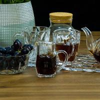 Mini Jarra 8X8X6Cm 100Ml Vidro Transp - 6