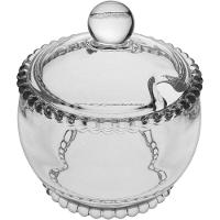 Açucareiro 11X10X10Cm 200Ml Vidro Transp Com Tampa - 1