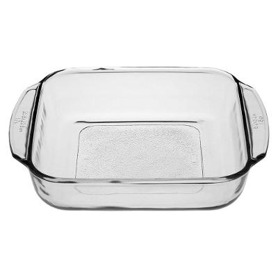 Libbey Bake Dish Assadeira 5X20X20Cm 1,7L Vidro Temperado Transp