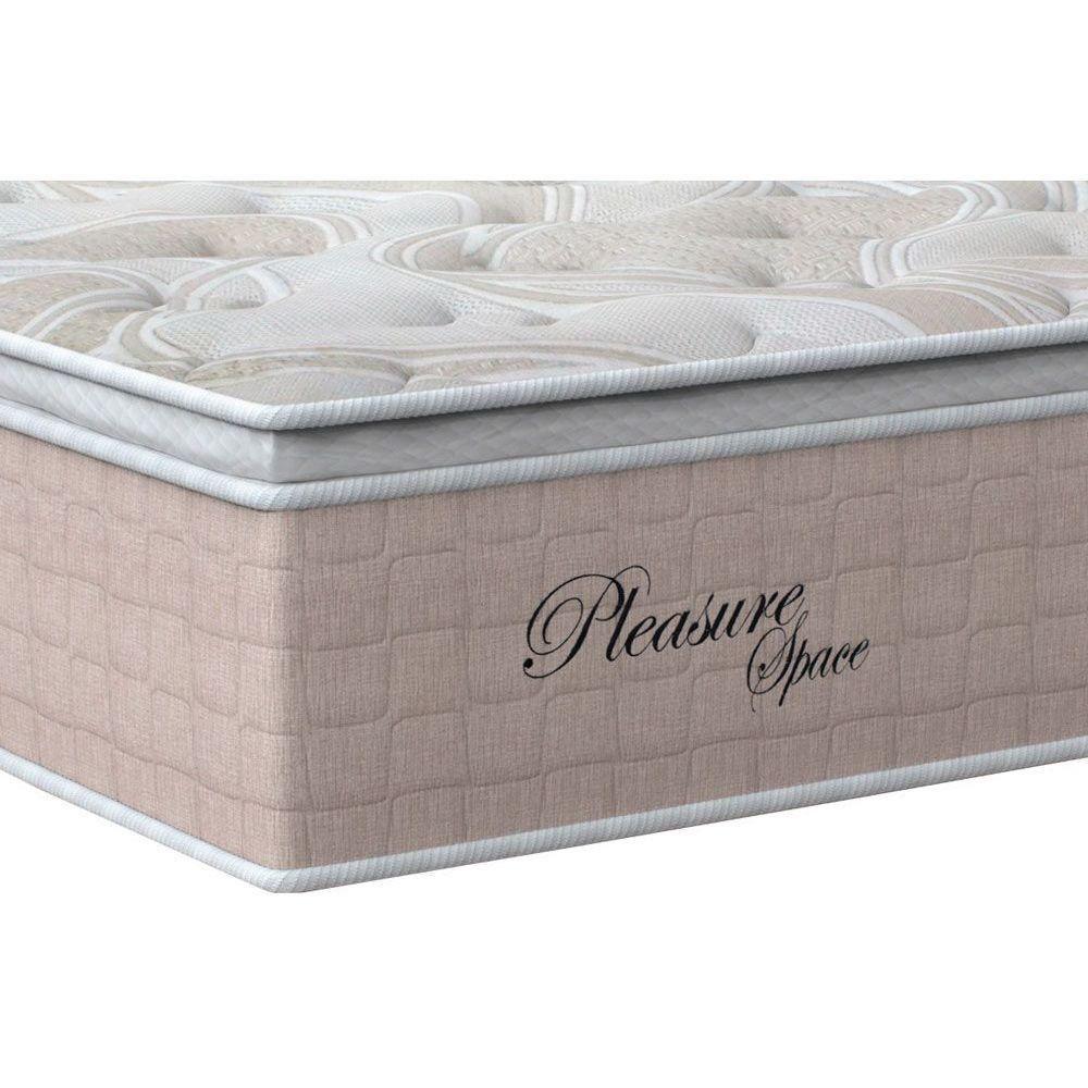 Cama Box Baú Queen: Colchão Molas Orthoflex MasterPocket Ensacadas Pleasure + Base CRC Suede Clean(158x198) - 2