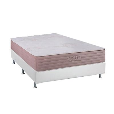 Cama Box Casal: Colchão Molas Ensacadas Kappesberg Masterpocket Soft + Base White(138X188)