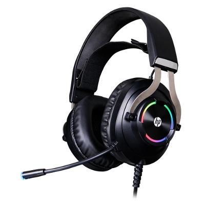 Headset Gamer Hp Rgb, Drivers 50Mm, P2/Usb, Preto