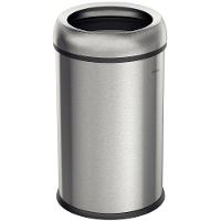 Lixeira Tramontina Friuli Em Aço Inox Com Acabamento Escovado 65 L Sem Tampa Tramontina - 1