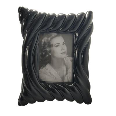 Porta Retrato Preto Metal 27Cm X 21Cm