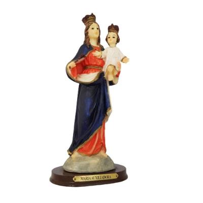 Imagem De Maria Auxiliadora Em Resina 19cm