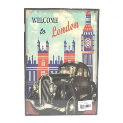 Quadro Modelo Welcome To London 20x30 Cm